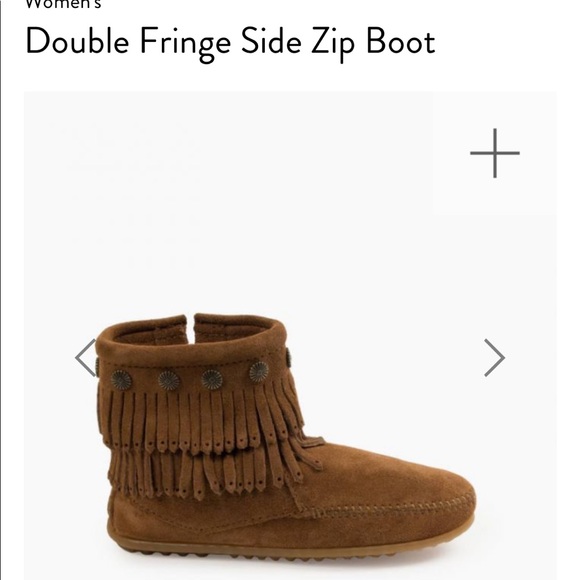 . Minnetonka fringe suede bootie - Picture 6 of 7